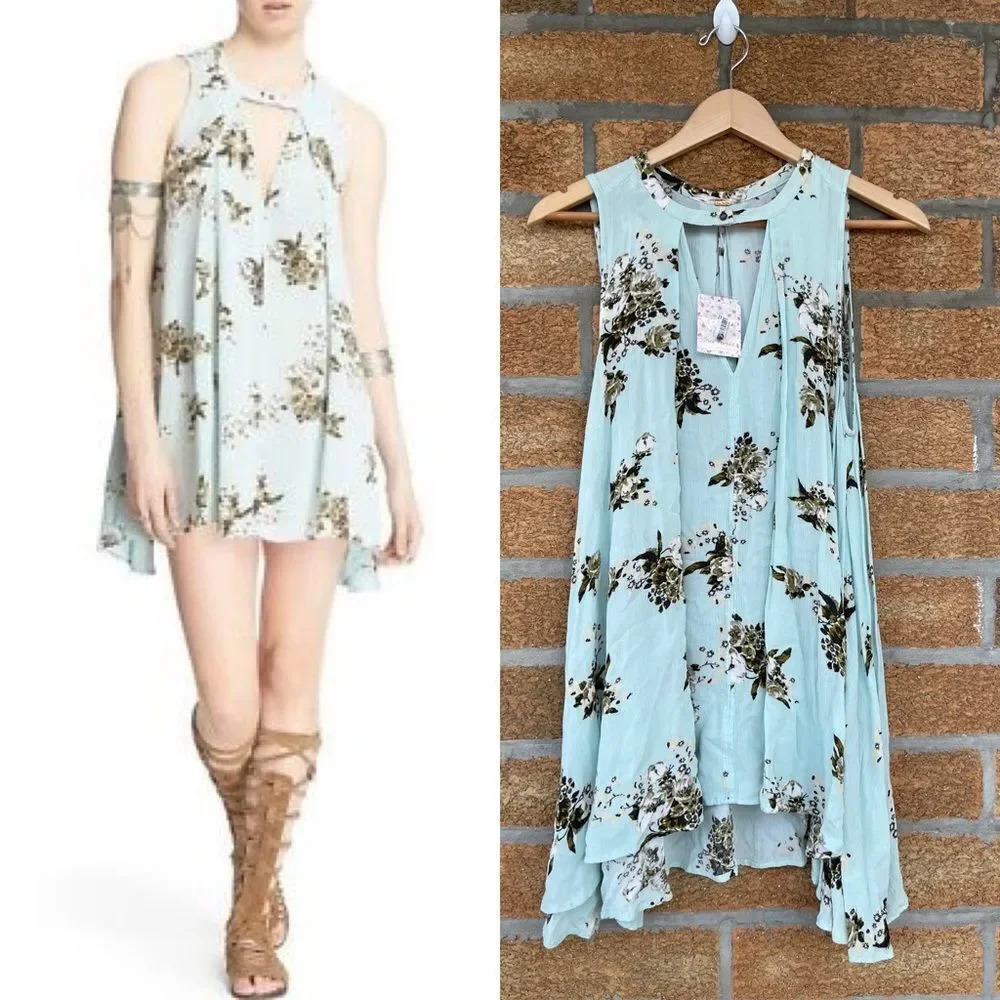 NWT Free People Tree Swing Dress Floral. Xs